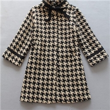 欧美高端品质外贸女装原单尾货批发代理千鸟格时尚新款秋季大衣