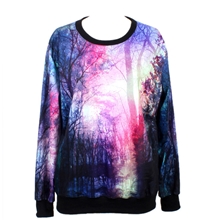 新品情侣卫衣宽松圆领设计WY-1009