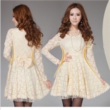 2013秋季新款连衣裙韩版修身长袖打底蕾丝连衣裙打底裙