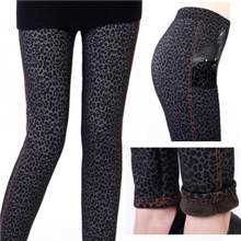 2013花仿牛仔秋冬大码中老年妈妈装加绒加厚保暖裤时尚打底裤批发