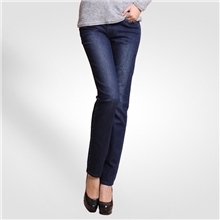 明兄服饰2013春夏新款蓝色直筒显瘦小脚牛仔裤批发经销直销代理