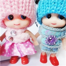 公仔礼品圣诞小丑娃娃韩版手机挂件圣诞创意小娃娃17