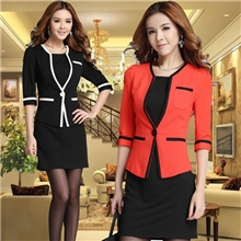 爆款修身女西装套裙女式职业套裙ol职业装ol职业套装批发1101