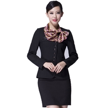 时尚女性职业装套装加厚女士职业正装空姐女性职业套装9040