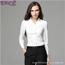淘宝批准2013秋装新款长袖衬衣女装职业装衬衫公司制服女9169