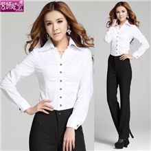 新品上市显瘦打底衬衫长款衬衣春装条纹长袖衬衣女批发8260