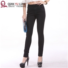 纤雨恋2012年秋冬新款女款棉裤牛仔加厚加绒铅笔裤批发82026