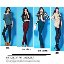 2013最新款秋冬款新糖果色加厚加绒铅笔裤休闲裤小脚裤女打底裤