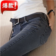 淘宝爆款女士牛仔裤长裤新款韩版弹力修身显瘦牛仔长裤铅笔小脚裤