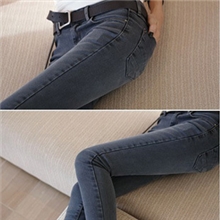 新款牛仔裤批发韩国小脚牛仔裤女铅笔裤网店代理一件代发JX881