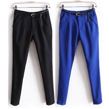 2013秋装新款韩版OL休闲哈伦裤显瘦修身铅笔长裤子女装潮