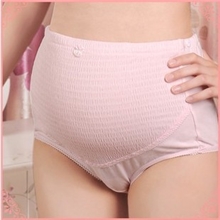 2013新款孕妇装托腹内裤四季款树皮皱皱孕妇纯棉内裤腰部可调节
