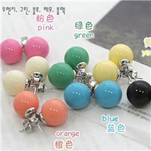 免费一件代发新款糖果小豆豆耳钉时尚简洁耳饰小礼品代发货