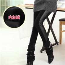 冬装孕妇装批发韩版时尚棉+皮孕妇打底裤长裤加绒孕妇裤一件代发