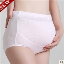 孕妇装新款2012韩版孕妇内裤优质高弹棉可调节纯棉托腹内裤