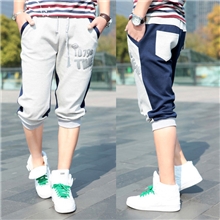 厂家直销男士短裤七分裤男士七分裤批发男式运动七分裤休闲短裤