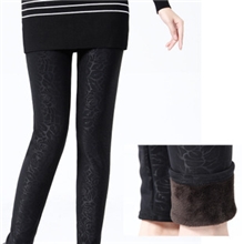 批发2013女式印花秋冬不倒绒保暖打底裤加厚棉裤大码休闲保暖裤