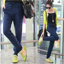 2013韩版女卫裤秋装新款净版运动休闲裤时尚小脚铅笔裤女裤批发