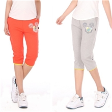 2013女式休闲七分裤韩版铅笔小脚裤修身家居女裤运动裤厂家直