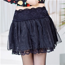 2013新款蕾丝花边蓬蓬裙玻璃纱半身裙公主裙批发