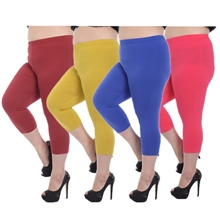 夏新款裤子胖MM7分裤加大加肥奥黛尔精梳棉糖果色打底裤569