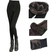 加厚高腰无缝打底裤高密度锦纶保暖一体裤靴裤秋冬打底裤批发