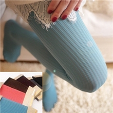 韩版秋冬打底裤袜连裤袜加厚大码天鹅绒显瘦竖条纹打底裤