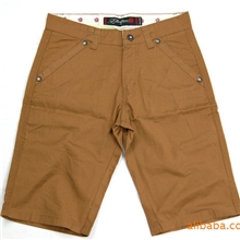 原单系列最新款时尚卡其色男装休闲短裤五分短裤8320857