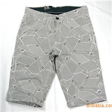 滑板男装原单系列休闲裤新款五分短裤8090811