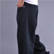 男式最新嘻哈！休闲滑板纯棉黑色长裤有现货，5件起批，有码数