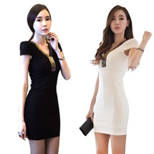 2013新款韩版修身钉珠OL气质短袖正品连衣裙女装淘宝开店货源1251