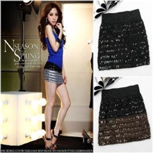 秋冬新款女装性感亮片包臀裙花苞裙半身裙子毛线短裙一步裙