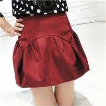 2013秋装高品质新款女装高腰半身裙褶皱百搭蓬蓬短裙女秋冬