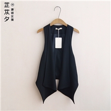 【芷苁夕】N0032013新款韩版女式帅气西装马甲