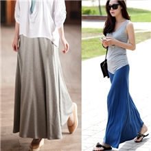 女装代理一件代发新款连衣裙莫代尔棉大摆半身裙长款半身裙批发