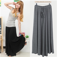 2013年夏季新款莫代尔棉裙裤高腰宽松版长裤裙阔腿裤裙裤批发