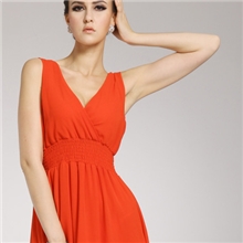 7538沙滩裙波西米亚大码显瘦款v领长裙夏季实拍