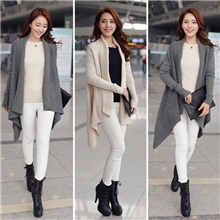 2013韩版秋冬季新款女装长袖女式针织衫时尚品牌开衫宽松外套260
