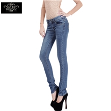 UDCOOL秋冬爆款韩国女装外贸原单批发小脚铅笔女式牛仔裤女长裤