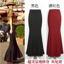 呛口小辣椒2013春装修身显瘦蕾丝花边高腰包裙春秋半身裙长裙女