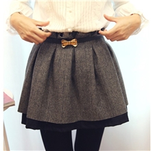 2013秋冬新款日系百搭毛呢半身裙花苞裙蓬蓬裙打底裙子批发送腰带