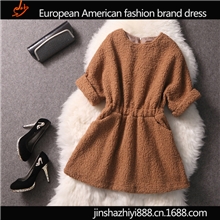 2013秋冬装批发价宽松欧美连衣裙时尚欧美连衣裙新款欧美连衣裙