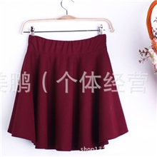 一件代发厂家直销秋装女装韩版太阳裙大摆裙半身裙高腰短裙西装裙