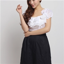韩版女裙加工，雪纺女连衣裙可爱女装波浪雪纺裙包工包料