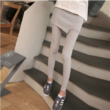 2013秋装新款打底裤假两件裤裙女韩版包臀不规则开叉裤裙厂家批发