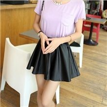秋冬新款半身裙短裙百褶裙大摆包臀裙子韩版裙皮裙百搭显瘦