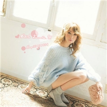 【最好版本】vivilena穿sni*el背部深V燕尾开叉蝙蝠袖毛衣