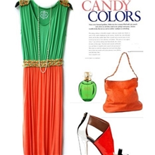 suma外贸女装欧美混搭撞色糖果长裙连衣裙秋冬新款打底裙328#