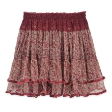 新款女装夏季蕾丝半身裙短裙子网纱碎花百褶裙时尚拼接A字8056