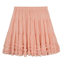 夏季韩版女短裙子半身裙百褶裙蕾丝网纱裙蓬蓬裙A字裙高腰8053